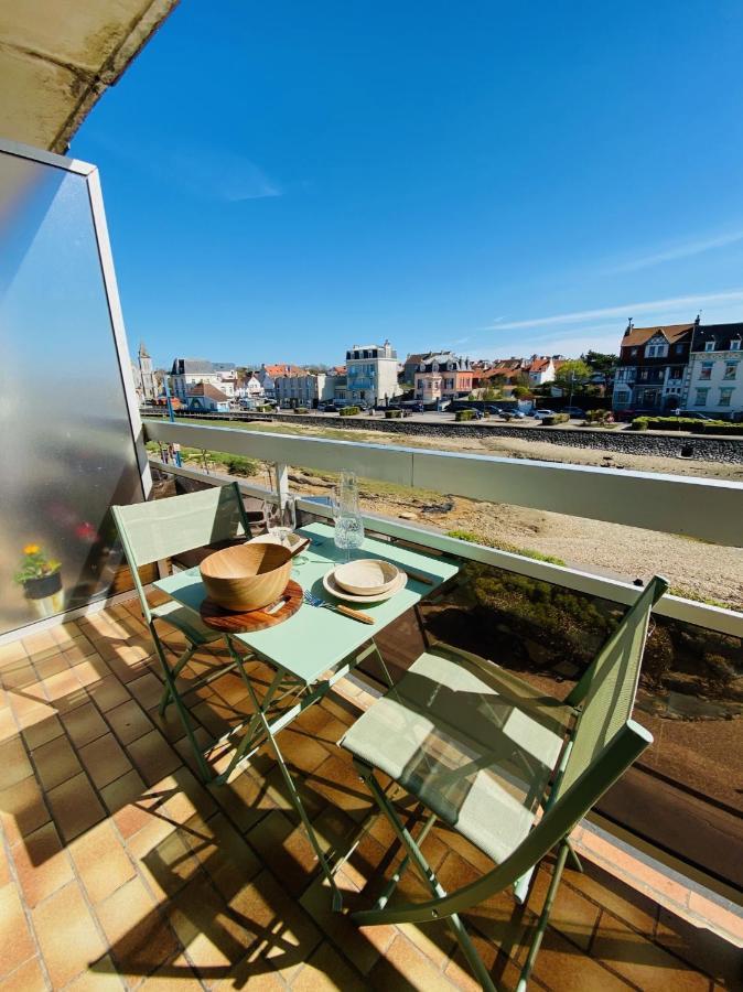 Vue Mer Et Garage Prive, Studio Balcon Plein Sud Wimereux Luaran gambar